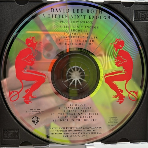 David Lee Roth - A Little Ain’t Enough CD - Picture 4 of 5